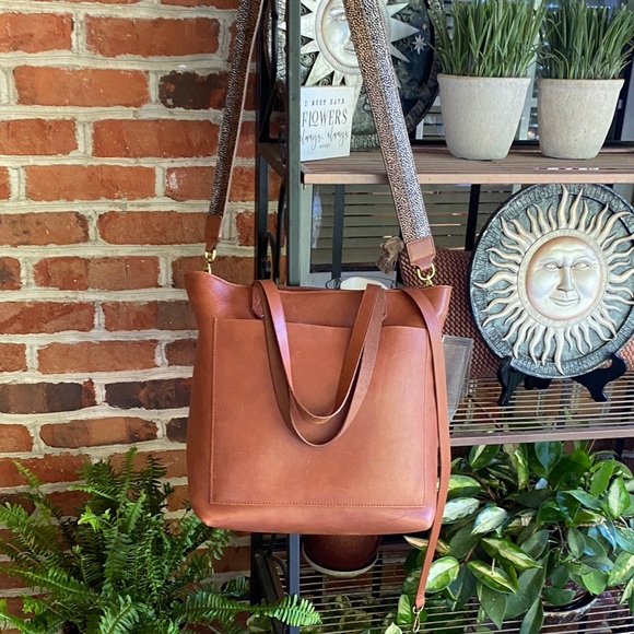 Handbags - Madewell transport tote, extra crossbody strap, good preloved condition